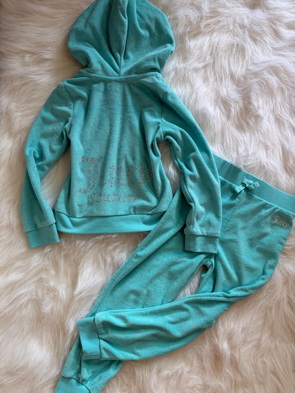 Girls Juicy Couture French Terry Tracksuit Size 4T